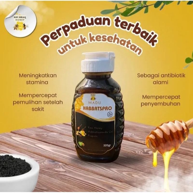 

MADU HABBATUSSAUDA propolis jintan hitam 320gram / Madu Imun anak propolis jintan hitam