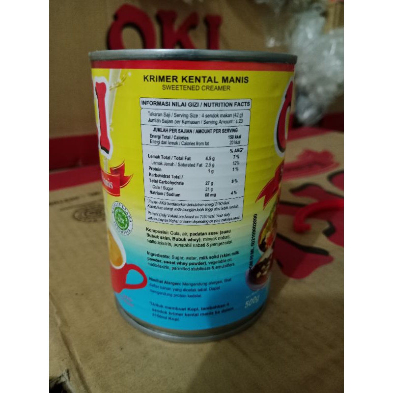 

SUSU OKI 500 GRAM, SUSU KENTAL MANIS MANTAP