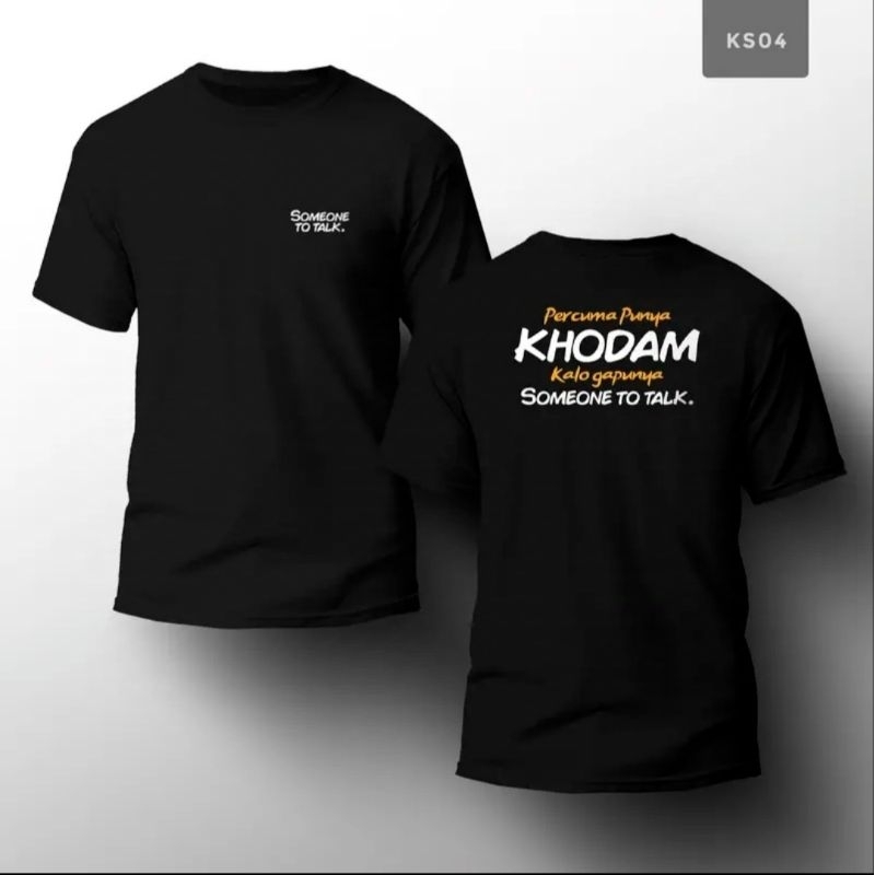 KAOS ATASAN VIRAL PERCUMA PUNYA KH0DAM KALO GAK PUNYA SOMEONE TO TALK