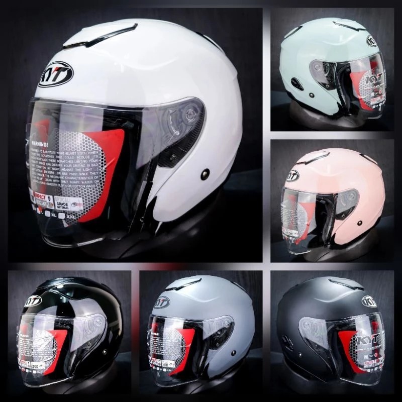 KYT KYOTO R SOLID HALF FACE