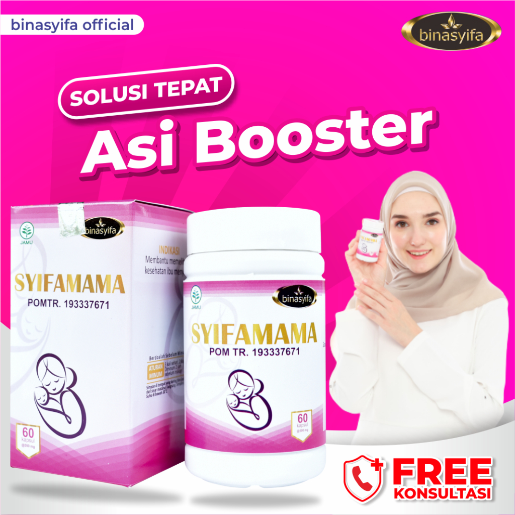 SYIFAMAMA Obat Pelancar ASI Vitamin Ibu Menyusui ASI Booster