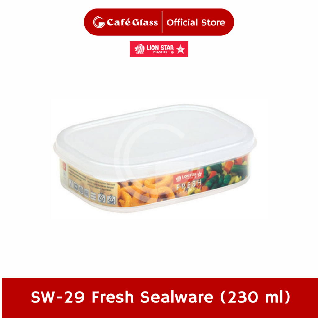 Toples Fresh Sealware 230ml Lion Star SW29 - Kotak Makan Plastik Tupperware Kedap Udara