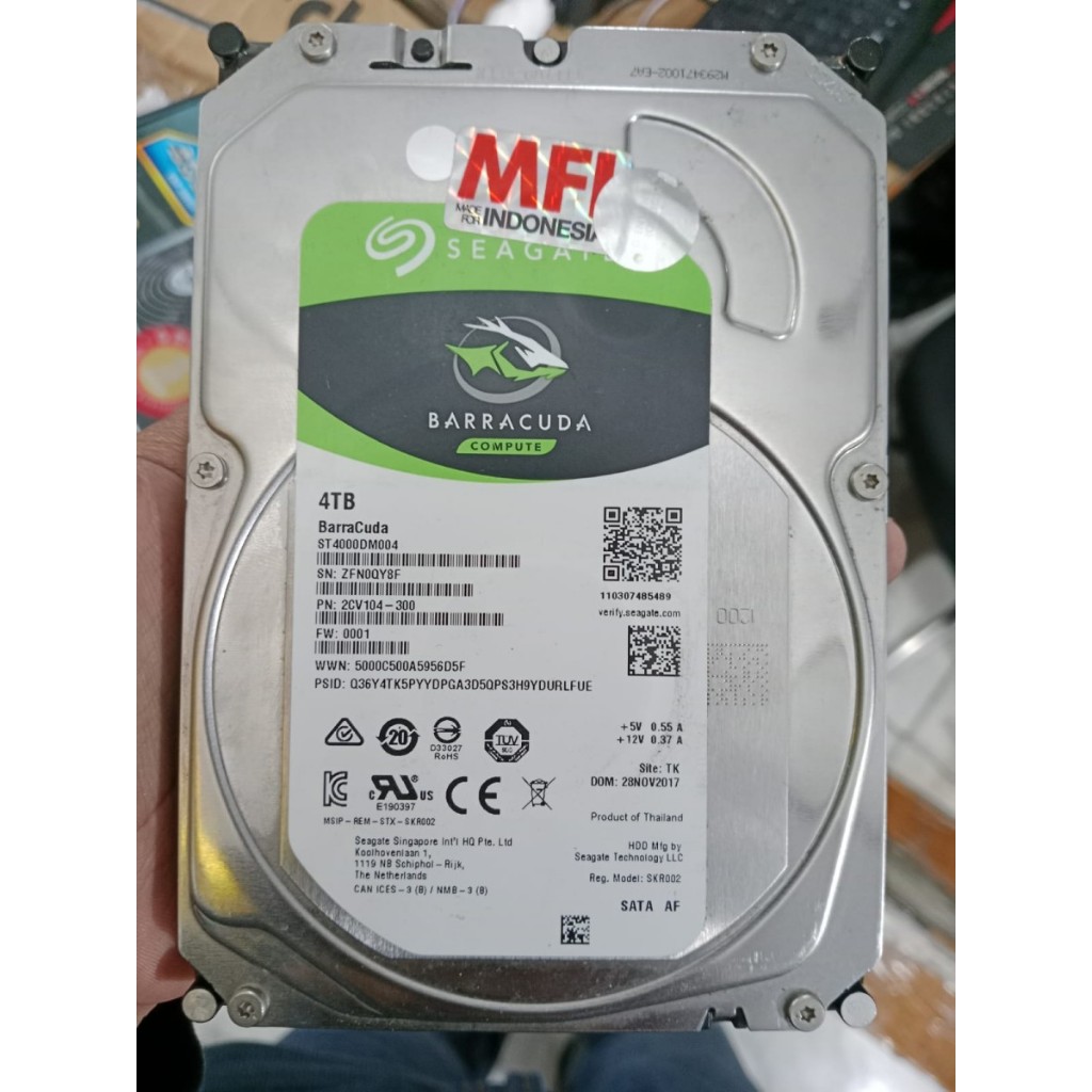 Seagate Barracuda 4TB - HDD PC 3.5 Inch