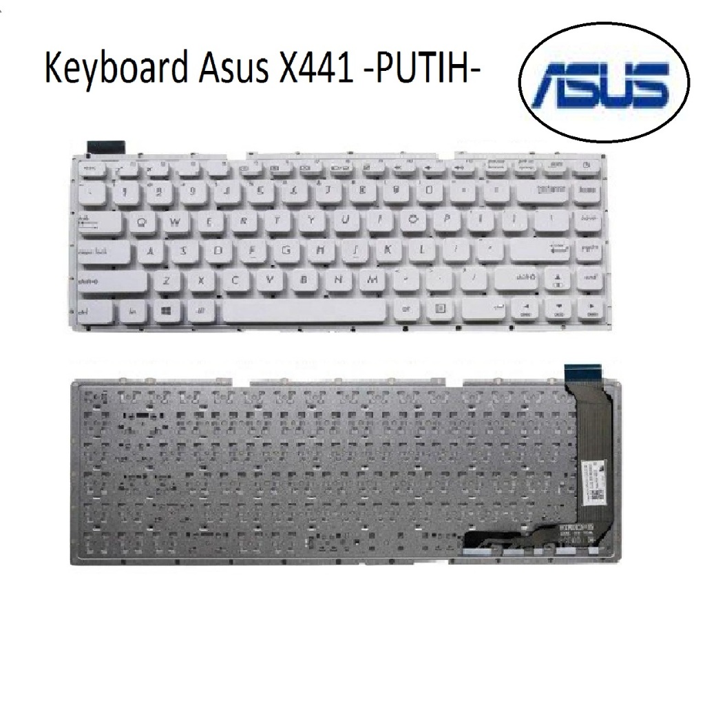 Keyboard Original Asus X441 X441S X441U A441 X441 ON OFF WHITE