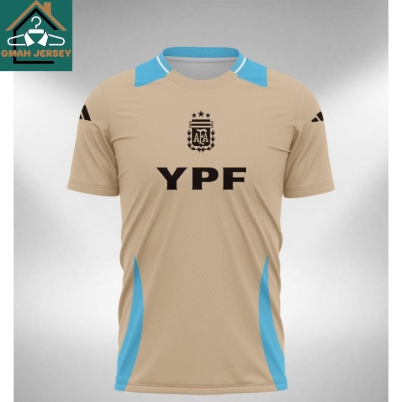 Jersey Argentina Training gratis request nick name 2024 Baju Bola