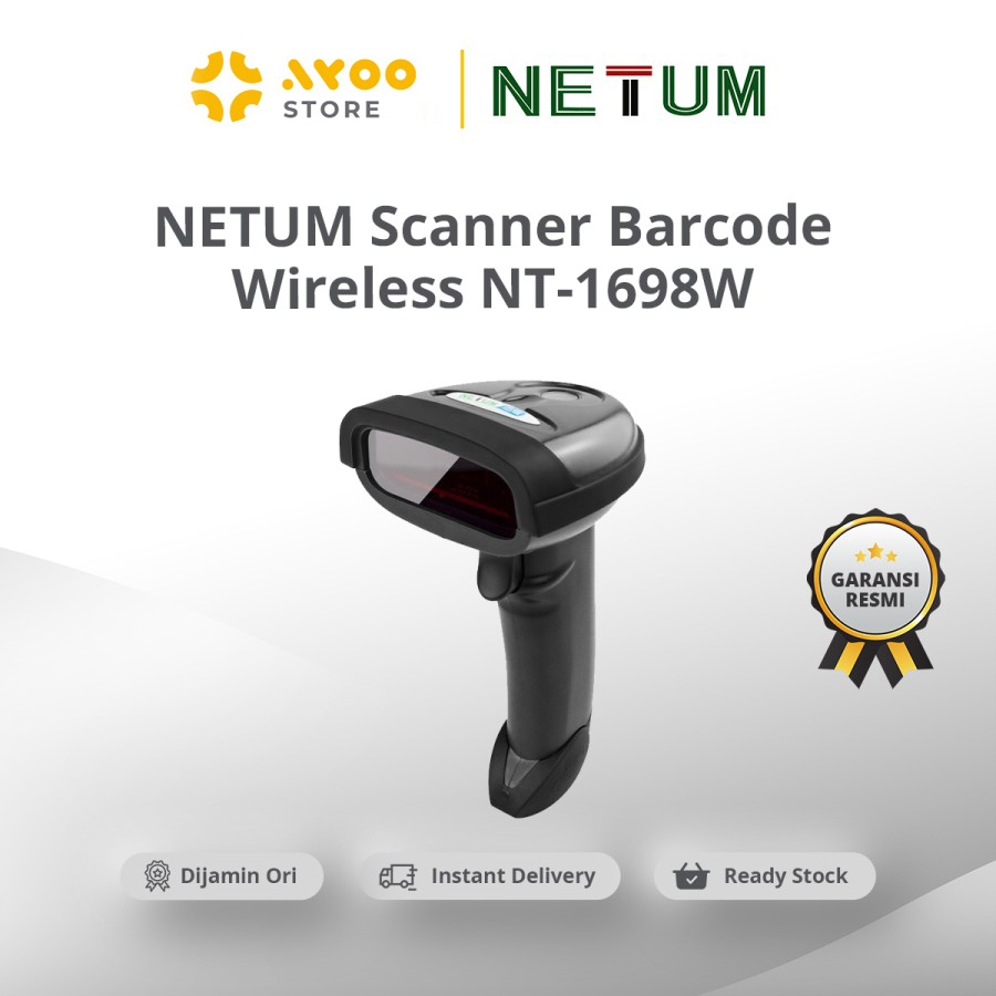 NETUM Scanner Barcode Wireless NT-1698W