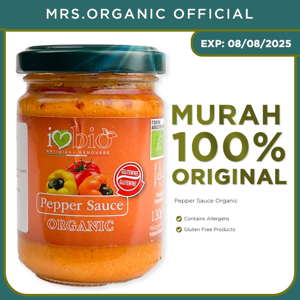 

Artigiana Genovese Organic Sweet Pepper Sauce 130 Gr