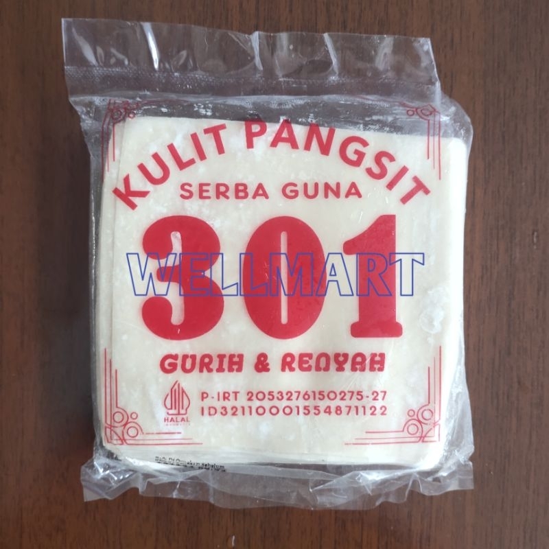 

Kulit Pangsit Serbaguna Cap 301 Isi 50 Lembar 300gr Kulit Pangsit Bentuk Kotak