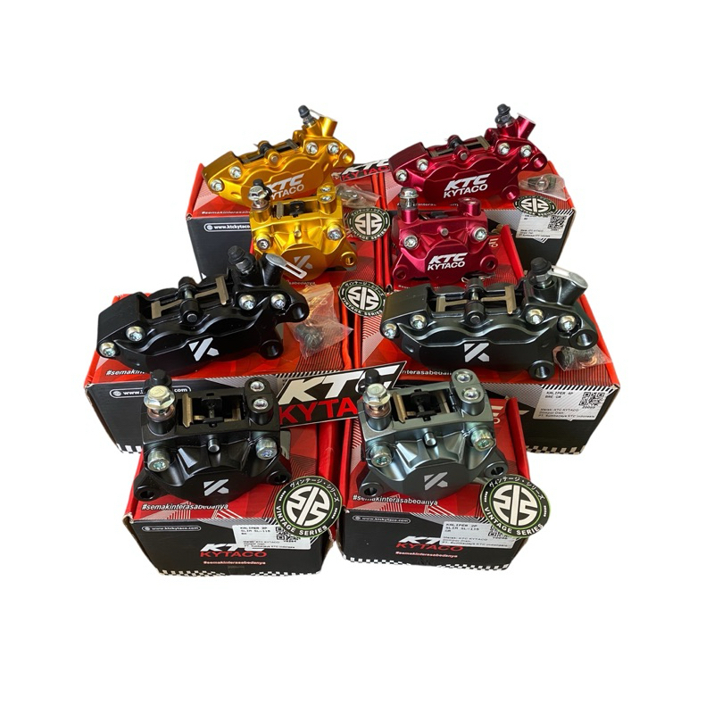 KALIPER KTC KYTA 4P BRE KALIPER KYTA KTC 2P SLIM UNIVERSAL emboss nmax ke semua motor ninja r ss rr 