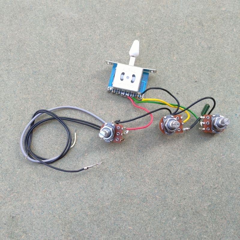 Wiring Set Gitar Stratocaster Swit 5W 1Vol 2Tone Sss HSH HH Original