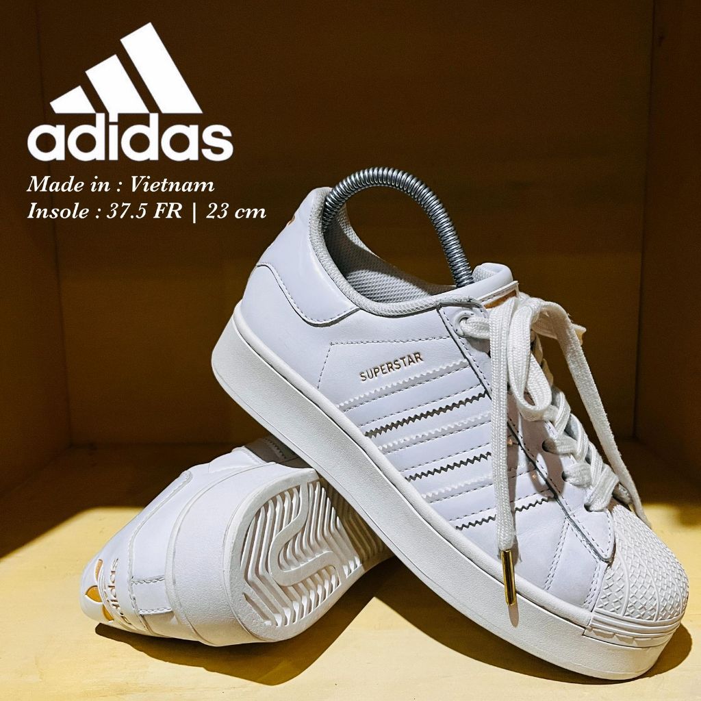 adidas superstar size 37,5 made in vietnam original