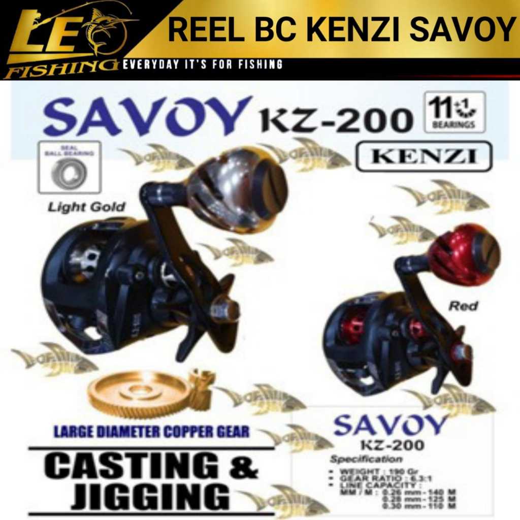REEL BC KENZI SAVOY 200 HIGH QUALITY PRODUK