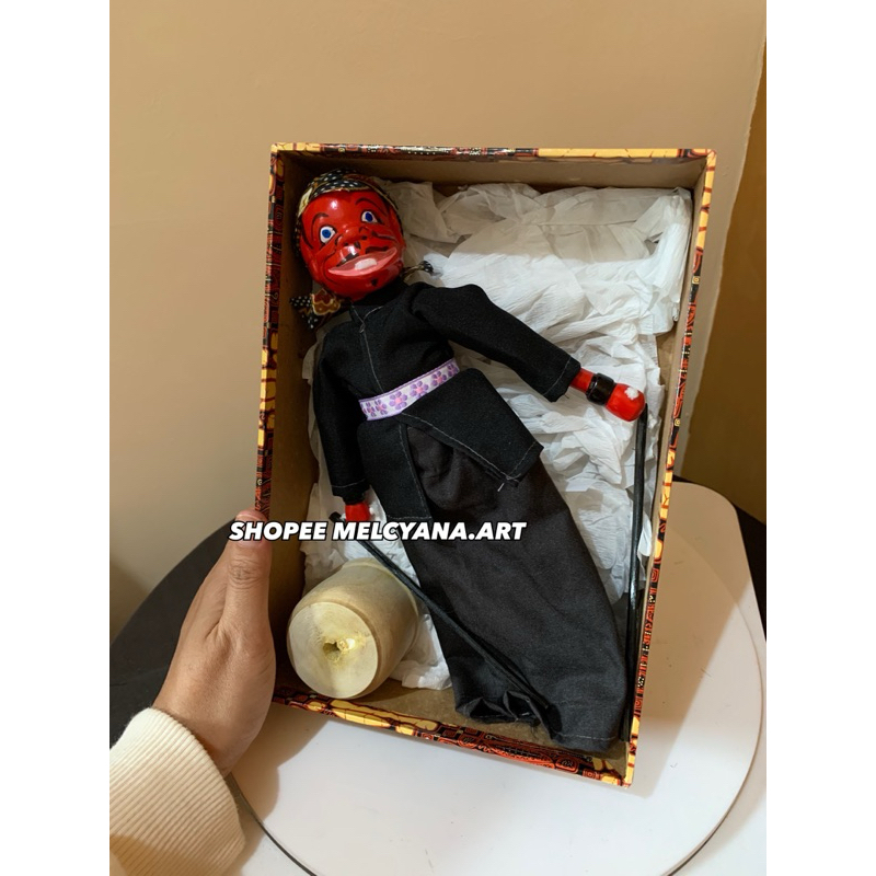 Suvenir wayang Cepot kecil