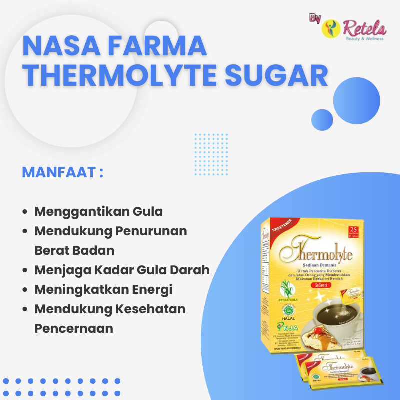 

Thermolyte Diet Sugar 25 Sachet 1gr