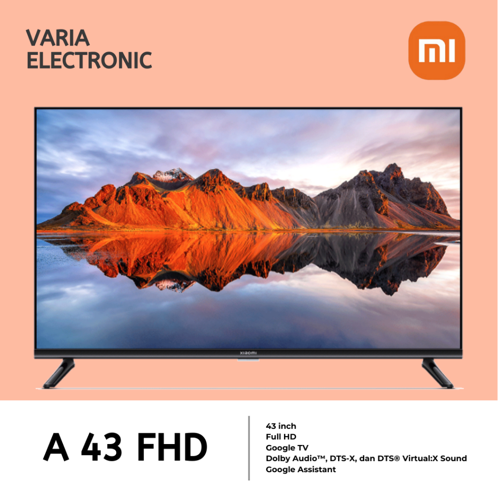 LED TV XIAOMI 43 Inch A 43 FHD Full HD Google TV