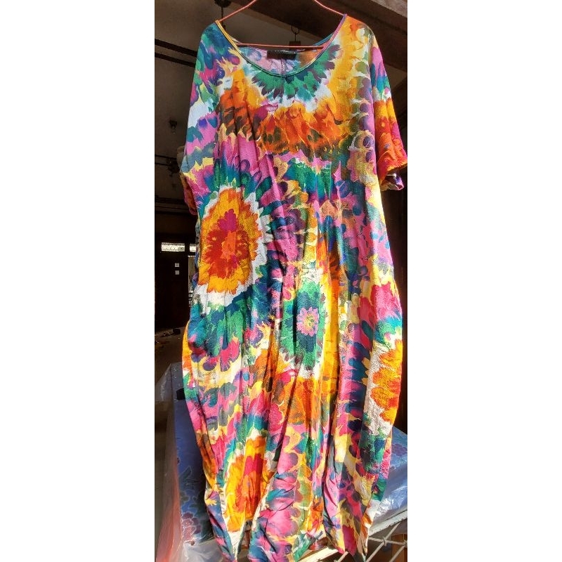 DRESS PANJANG LENGAN PENDEK DRESS TUNIK ZANZEA