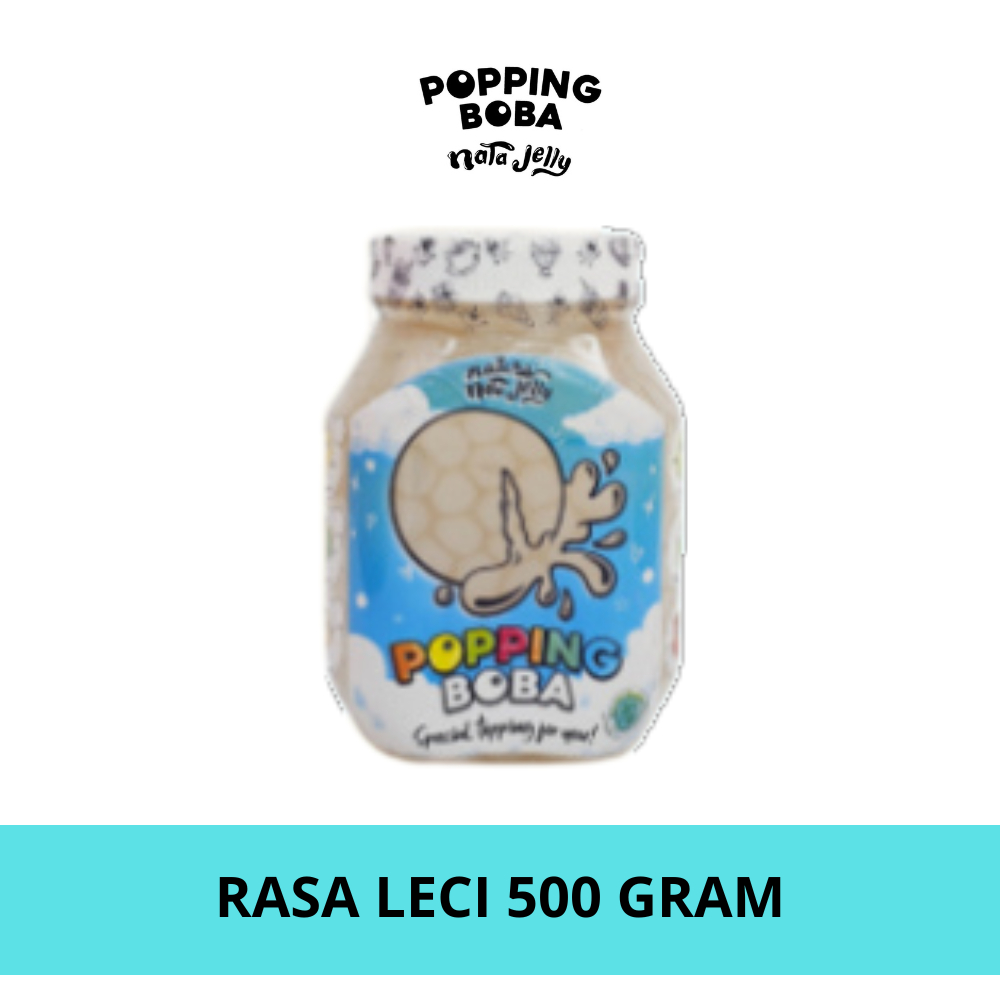 

Popping Boba Nata Jelly - Rasa Leci 500 Gram