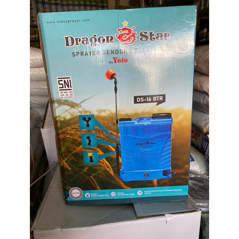 Pompa Sprayer Elektrik DRAGON STAR/ Pompa hama/ Pompa Disinfektan