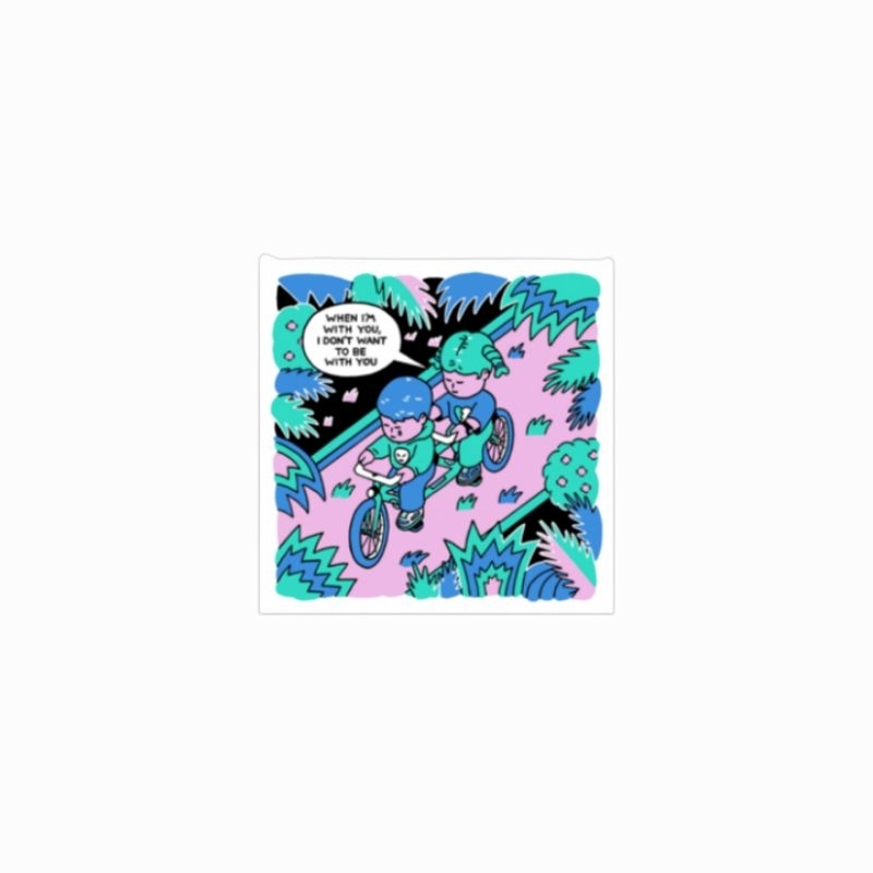 

sticker band Basement bike pop punk rock stiker