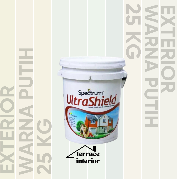 Cat Tembok Spectrum Ultrashield Warna White 25 Kg