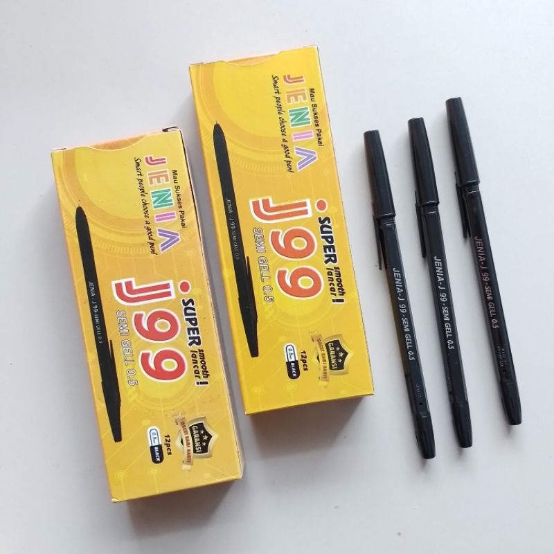 

Pulpen Ballpoint Jenia J99 Mantap ( 12 Pcs )[ Original ]