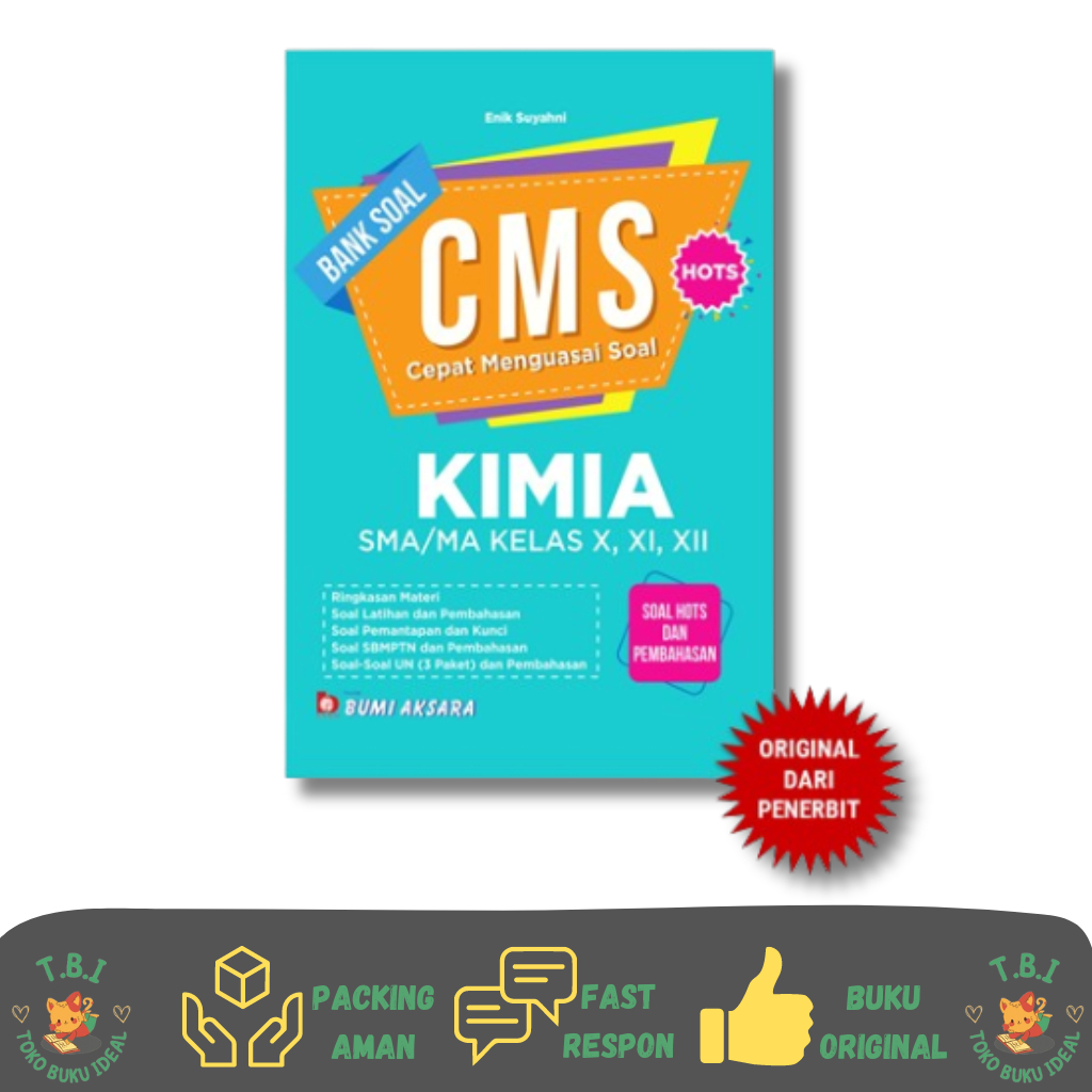 Cepat Menguasai Soal Kimia SMA MA - CMS - Bumi Aksara