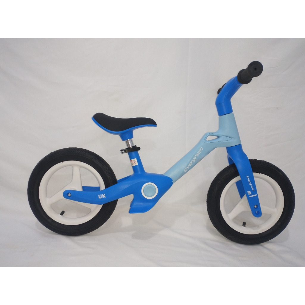 Push Bike / Balance Bike EVERGREEN EG-03F Ban Karet Pompa Frame Magnesium Sepeda Keseimbangan Anak