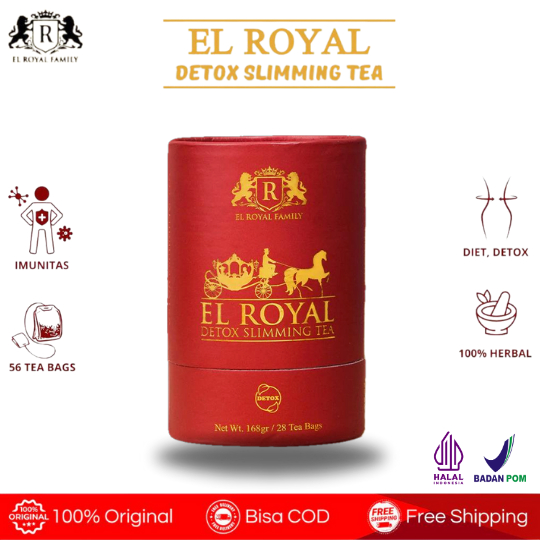 

El Royal Detox Slimming Tea - Teh Detox 1 Pcs untuk Langsing 5X Lebih Cepat Menurunkan BB