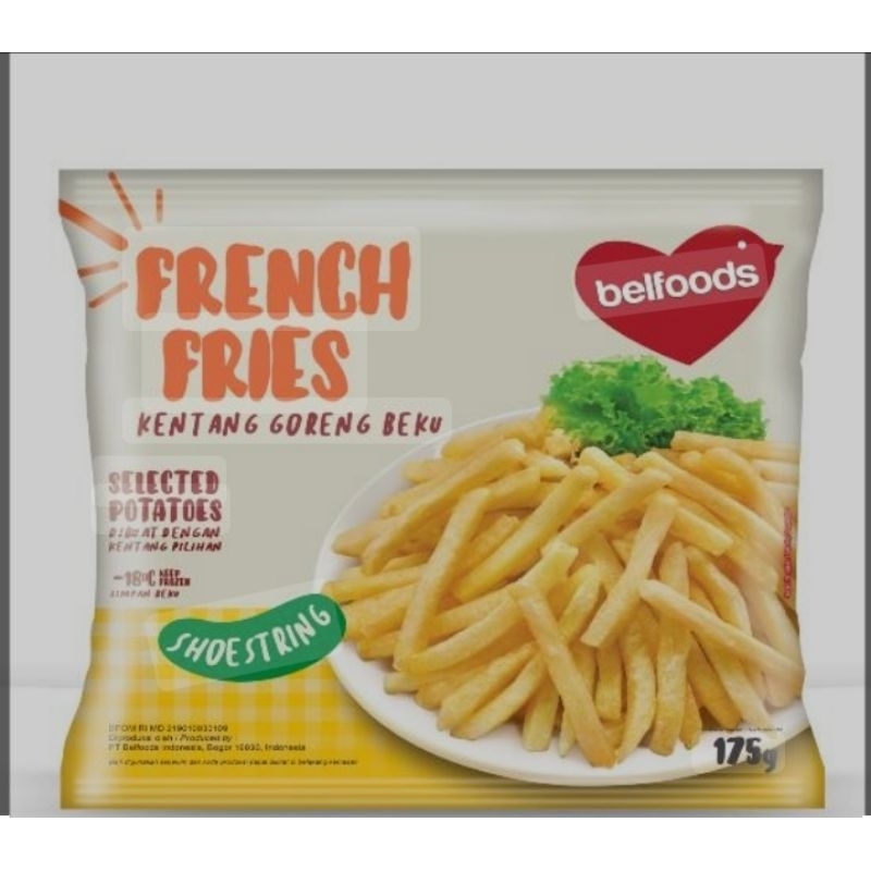 

BELFOODS FRENCH FRIES SHOESTRING 175gr