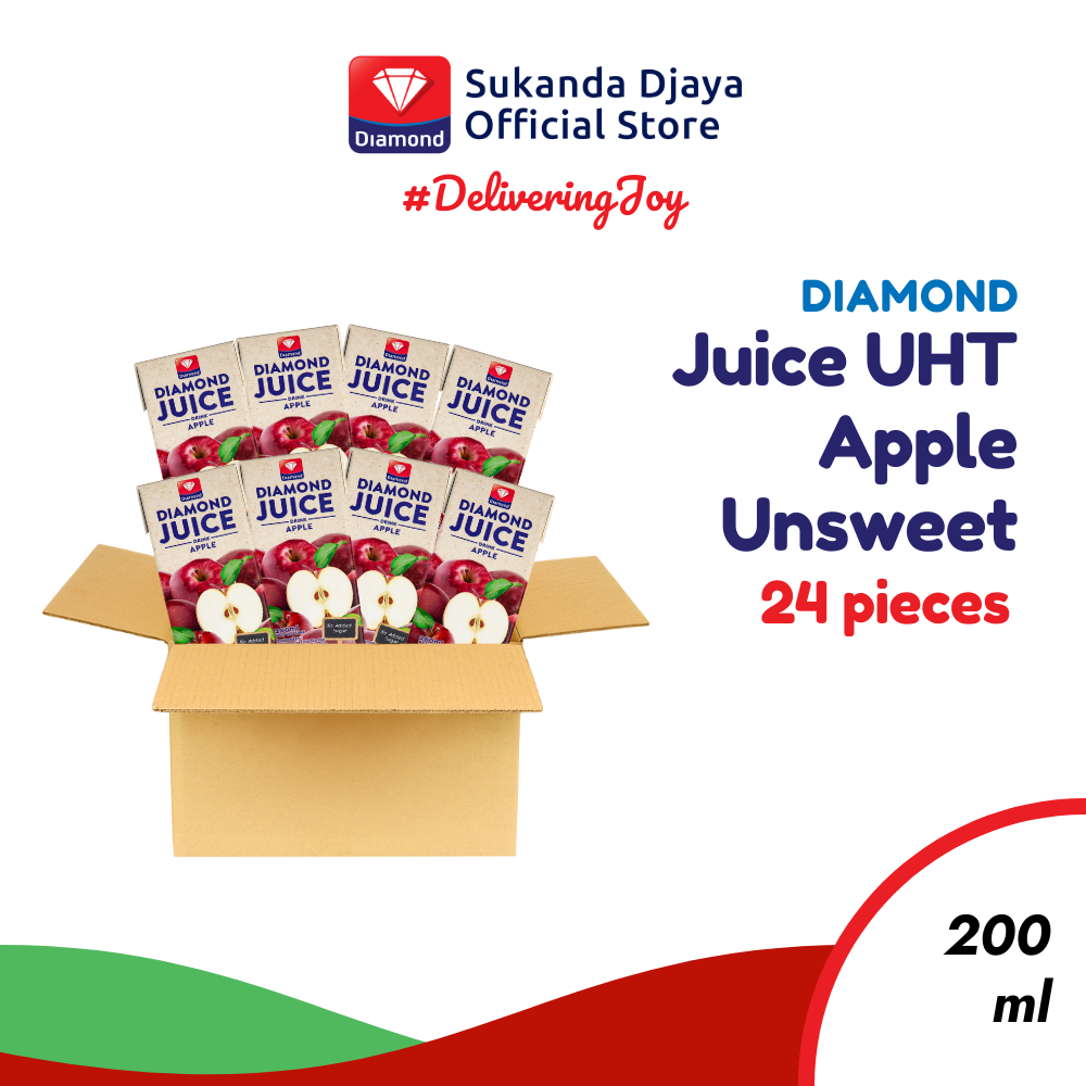 

Diamond UHT Juice Apple Unsweet 200 Ml ISI 6