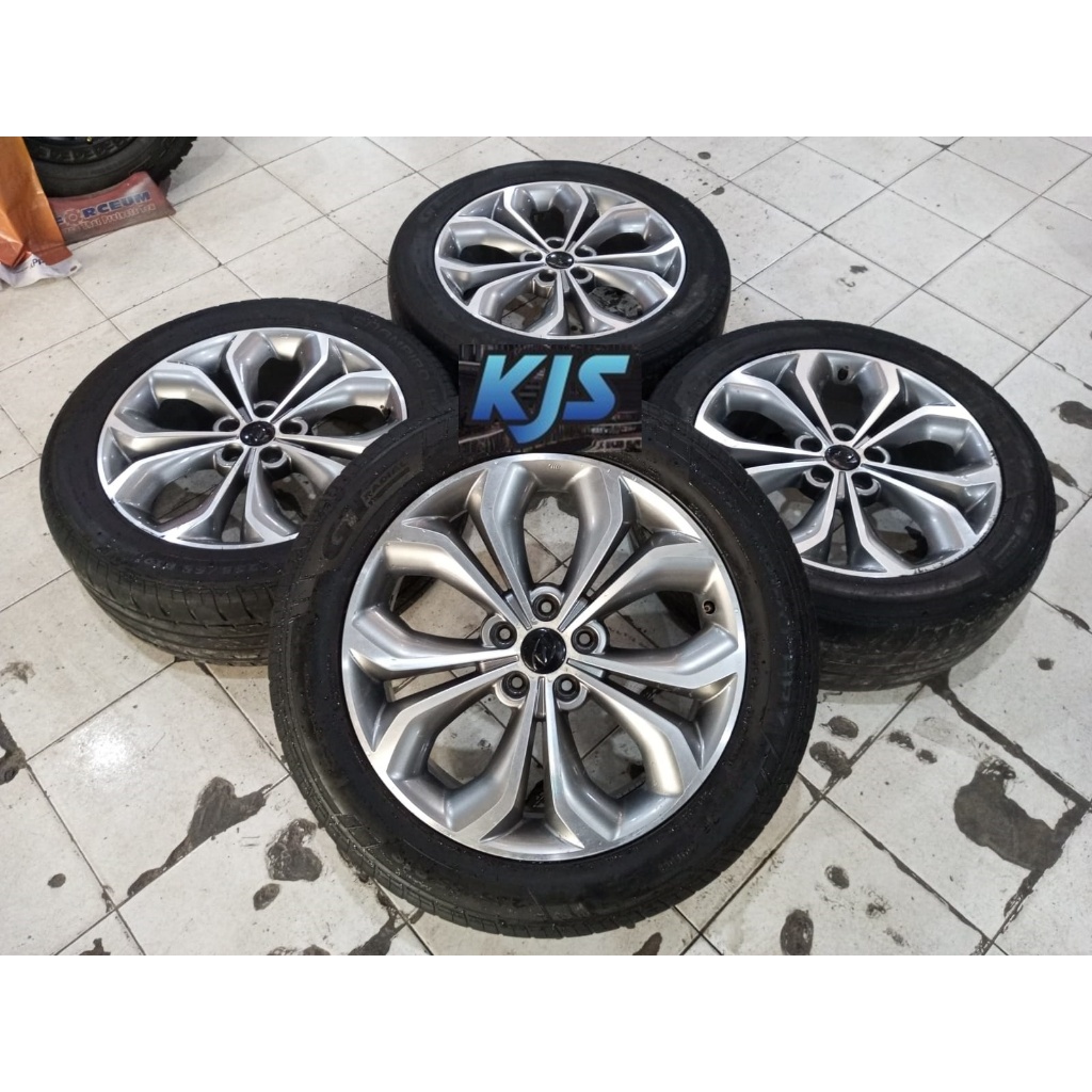 Velg Mobil Copotan Bekas R19 Ori Santafe Lebar 7,5 Pcd 5x114 Ban 235/55 Ring 19 Pelek Racing Second