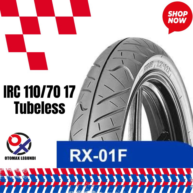 Ban luar IRC 110/70 17 Tubeless