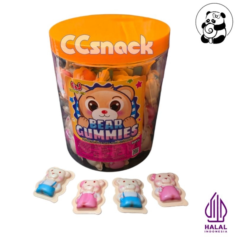 

C&J BEAR GUMMIES TOPLES ISI 60