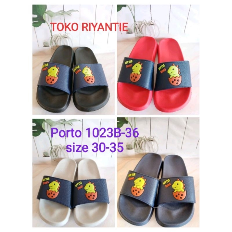 Sandal Selop Anak Tanggung (Porto 1023B -36) Little Dino