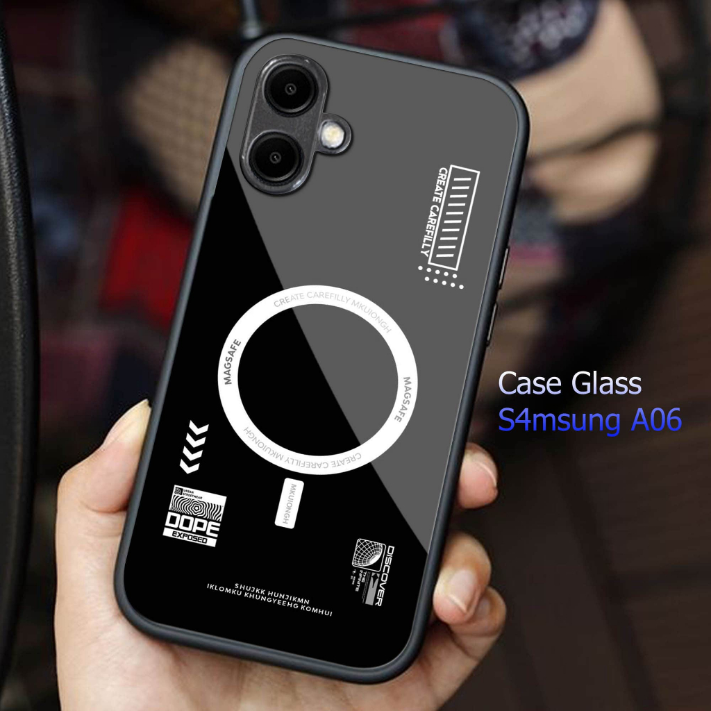 Softcase Glass Kaca Samsung A06- Casing Hp  Samsung A06 - Case Hp Samsung A06 - Softcase  Samsung A0