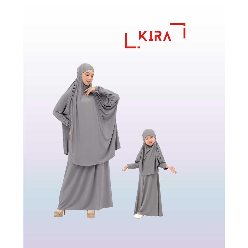 ALLIYA COUPLE MOM & KIDS Gamis couple ibu dan anak terbaru Bahan Jersey Premuim