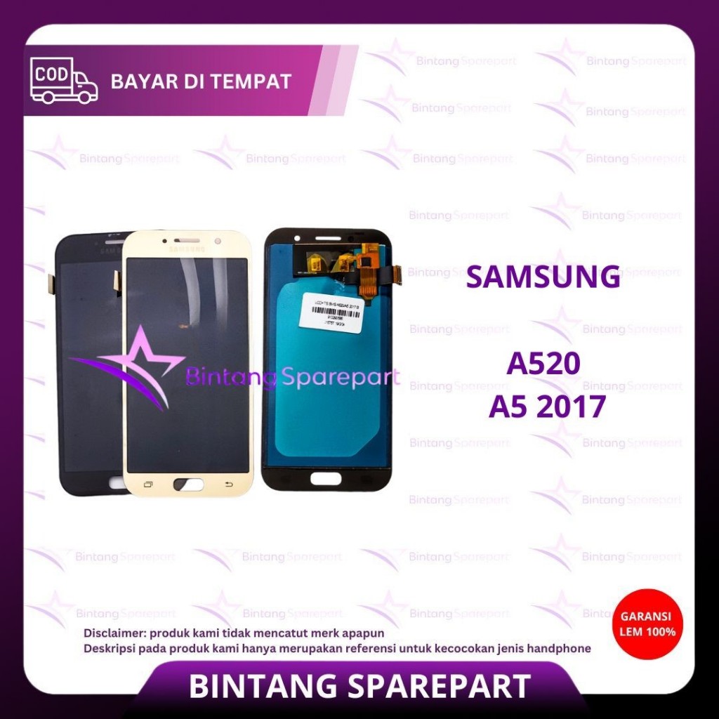 LCD TOUCHSCREEN SAMSUNG A520 / A5 2017