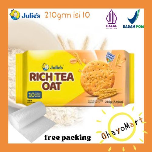 

Julies Rich Tea Oat / Biskuit Julie's rich tea oat / Biskuit oat 210g