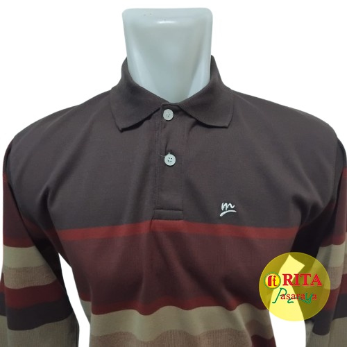 MODASPORT KAOS KERAH LENGAN PANJANG MOTIF TERBARU MURAH