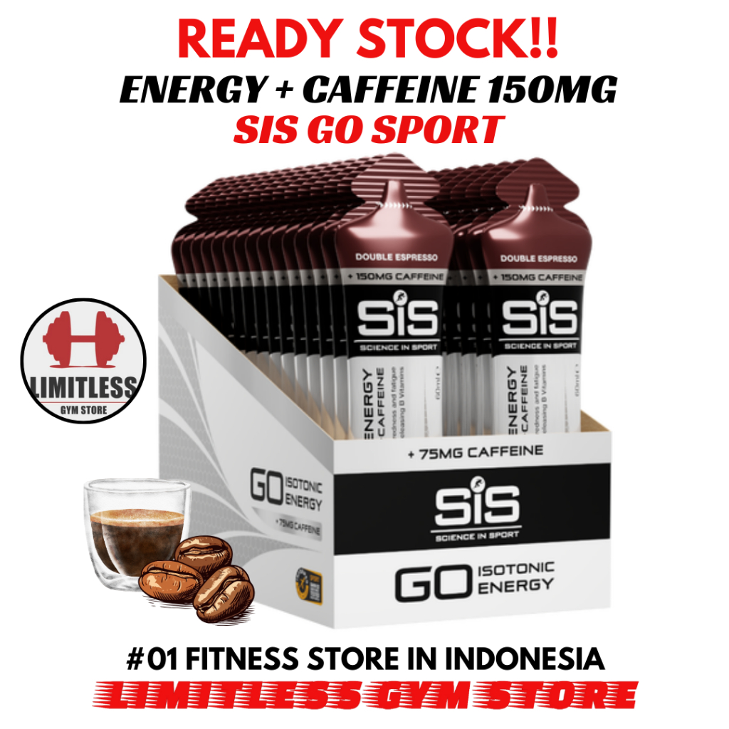 

SIS GO Isotonic Energy Gel + Caffeine 60ml - elektrolit gel energi X 10PCS