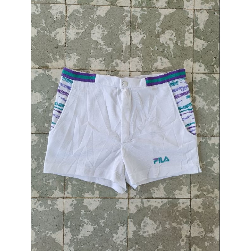 F*La tennis shortpants Boris becker vintage 90s white