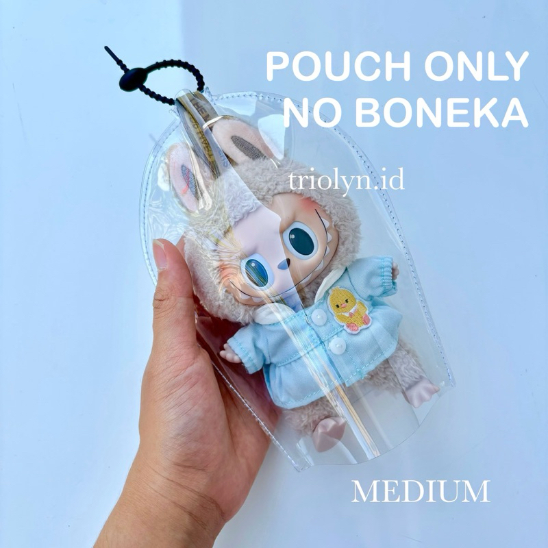 Pouch NO BONEKA sarung boneka pvc pouch doll labubu POUCH SARUNG ONLY NO BONEKA