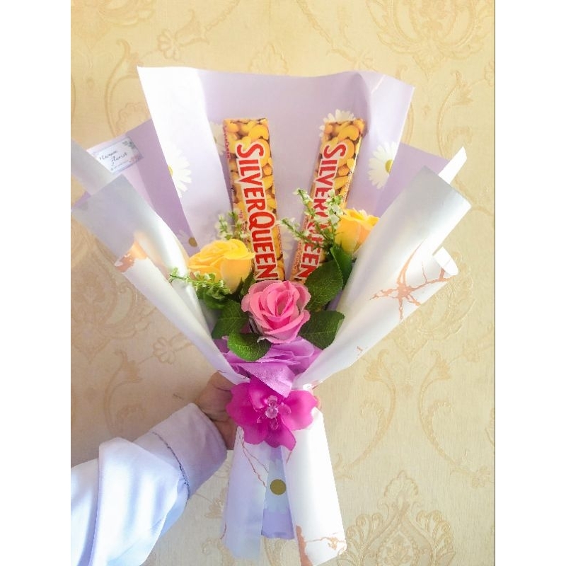 

buket coklat Silverqueen