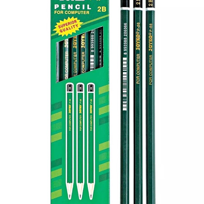 

TEKNOLOGI TERKINI Pensil 2B For Computer harga 1Pak isi 12pcs