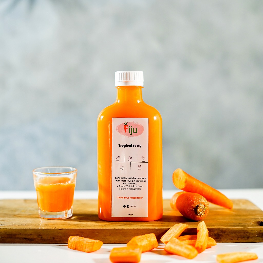 

Cold Pressed Juice Buah dan Sayur segar (1000ML & 500ML) | Tropical Zesty - FIJU