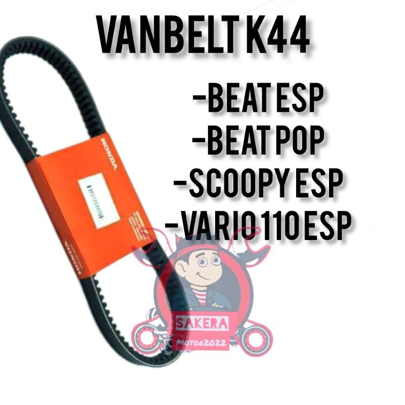vanbelt set roller ORI Honda K44 beat esp/street/beat pop/ Vario 110 esp