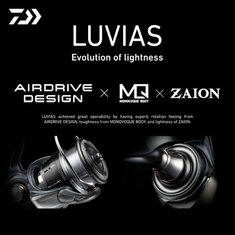 Daiwa Luvias LT New 2024, reel pancing daiwa