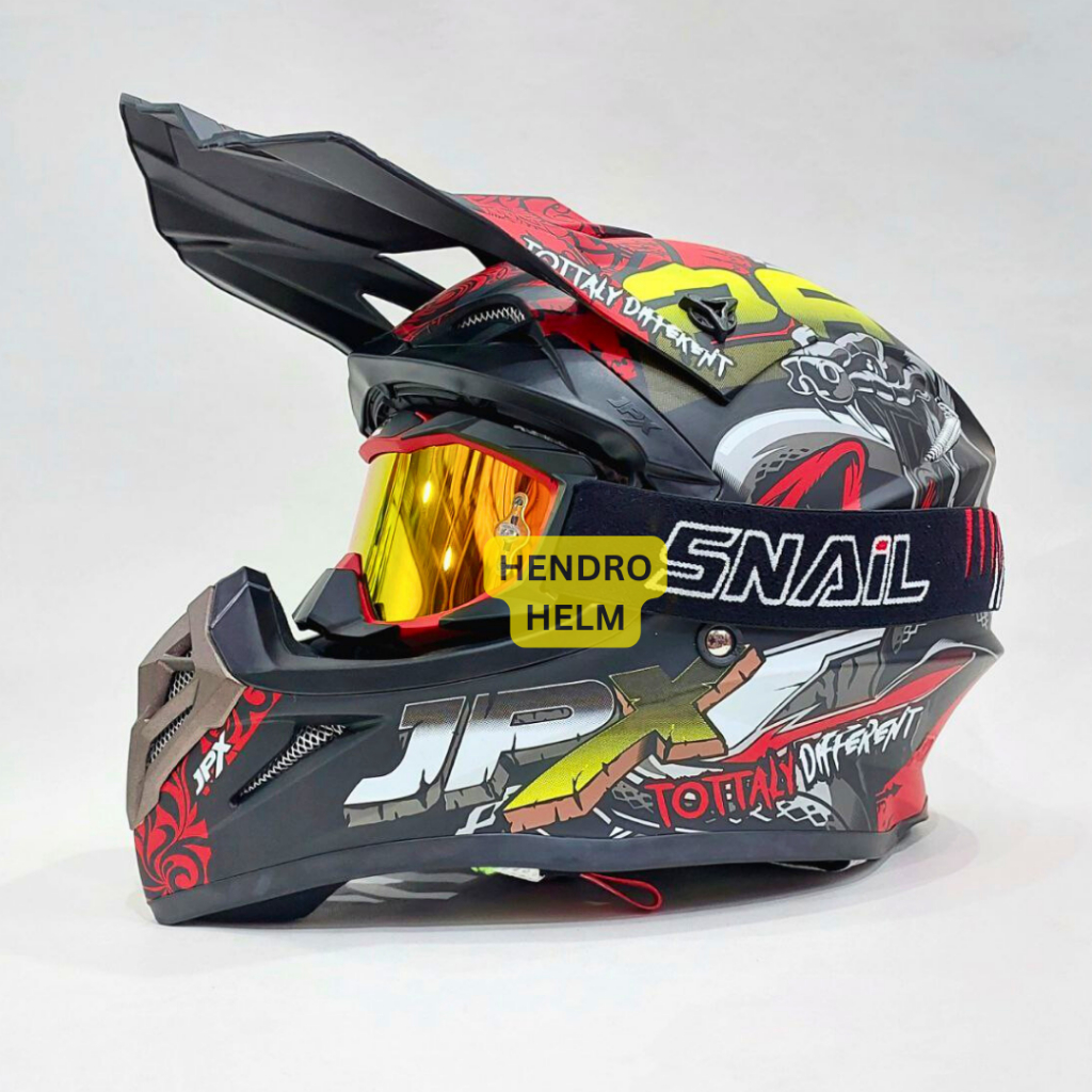 Helm Jpx Cross Fox1 X16 Black Dop Google