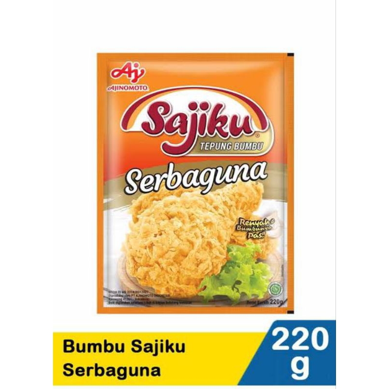 

Sajiku Tepung Bumbu Serbaguna 220 gr