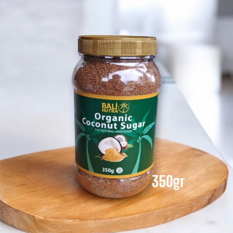 

BALI NUTRA ORGANIC COCONUT SUGAR POWDER 350GR/GULA KELAPA ORGANIK ASLI MURNI